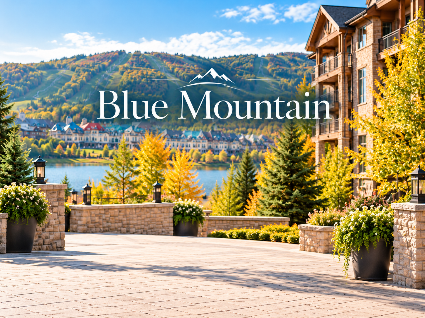 Blue Mountain resort panorama